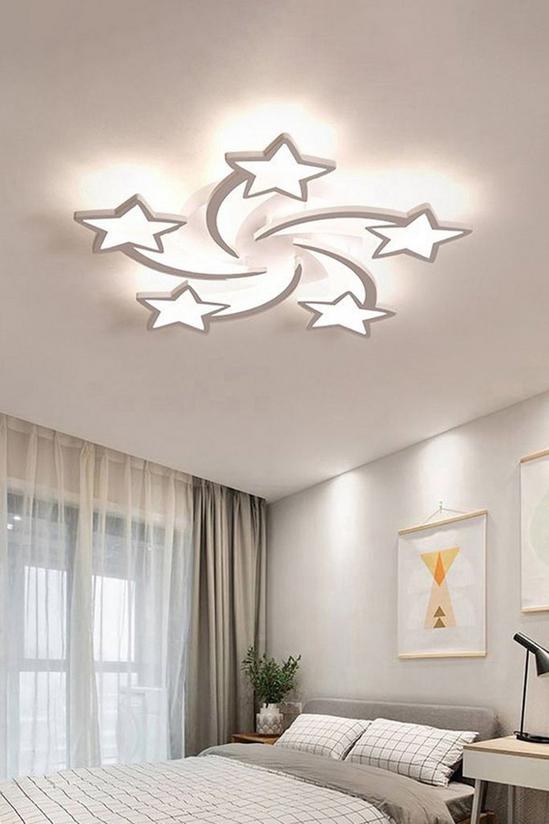 Living and Home Stars Light-adjusted LED 5 Lights Ceiling Light 1