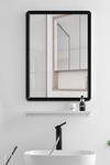 Living and Home 50x70CM Modern Rectangle Wall Mirror thumbnail 1