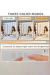 Living and Home 58*48CM Hollywood Vanity Mirror with 15 Lights and USB Charging Port, Tabletop or Wall Mounted thumbnail 4