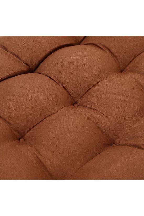 Living and Home 160 cm W x 50cm D Brown Garden Bench Cushion Sun Lounger Cushion 5