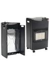 Living and Home Indoor/Outdoor Ceramic Gas Heater with Wheels thumbnail 3