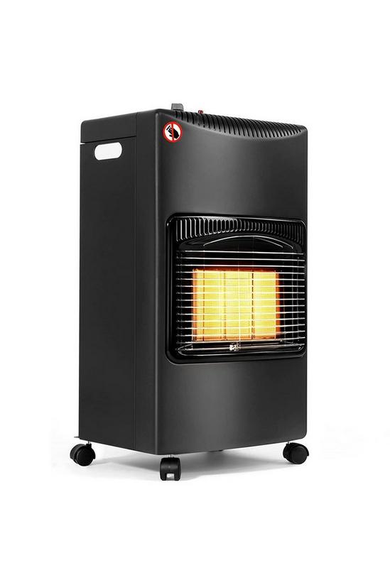Living and Home Indoor/Outdoor Ceramic Gas Heater with Wheels 4