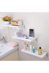 Living and Home Bathroom Self-Adhesive Shelf Waterproof Shower Rack thumbnail 2