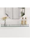 Living and Home 50cm Shelf Tempered Glass 6MM Thick Storage Organizer Wall Mounted Bathroom thumbnail 4