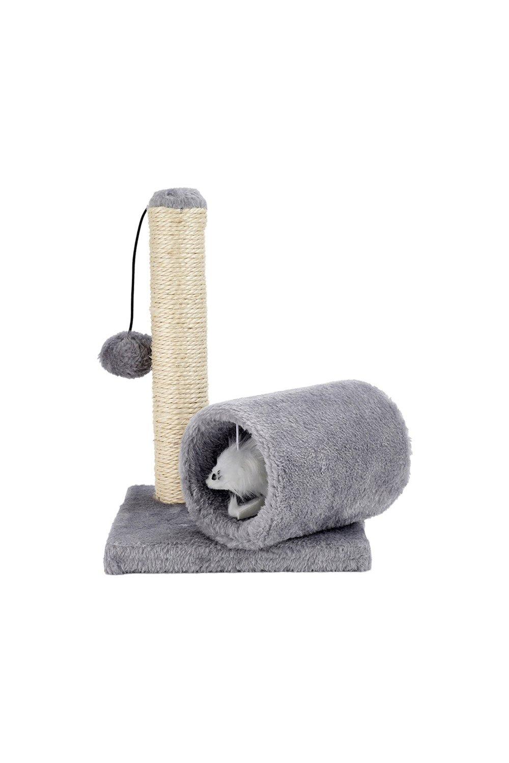 Cat Scratching Post with Toys and Tunnel
