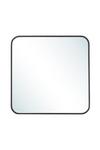Living and Home Modern Square Wall Mirror With Aluminum Alloy Frame thumbnail 3