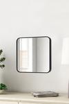 Living and Home Modern Square Wall Mirror With Aluminum Alloy Frame thumbnail 6