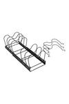 Living and Home 10-Divider Expandable Pot Pan Lid Drainer Rack Detachable Plate Organiser Chopping Board Holder thumbnail 4