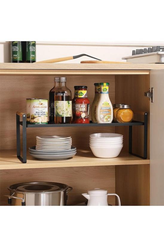 Living and Home 2-Tier Kitchen Spice Rack Space Saving Free Standing Countertop Organiser 35cm 3