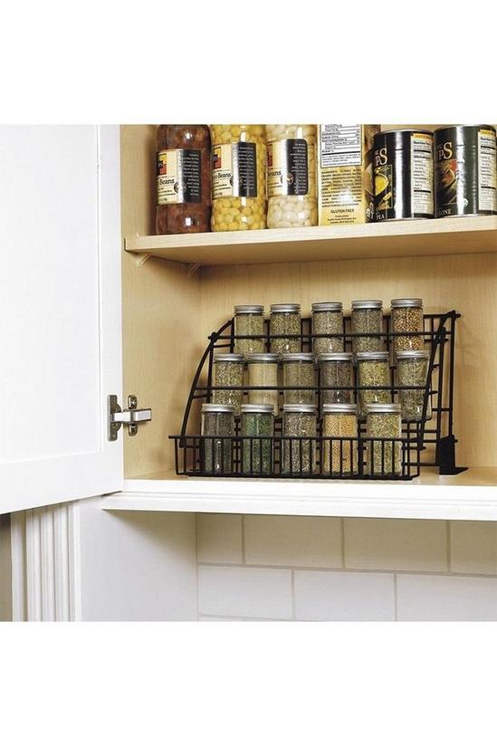 Living and Home 3 Tier Kitchen Pull Down Spice Rack Storage Shelf Organizer for Cabinet 2