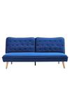 Living and Home 2-Seater Sofa Convertible Upholstered Sofa Bed thumbnail 3