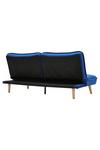 Living and Home 2-Seater Sofa Convertible Upholstered Sofa Bed thumbnail 4