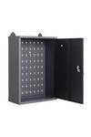 Living and Home Wall Mounted Lockable Pegboard Tool Cabinet 40x20x60cm thumbnail 4
