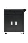 Living and Home Lockable Rolling Tool Storage Cabinet Trolley thumbnail 2