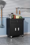 Living and Home Lockable Rolling Tool Storage Cabinet Trolley thumbnail 5