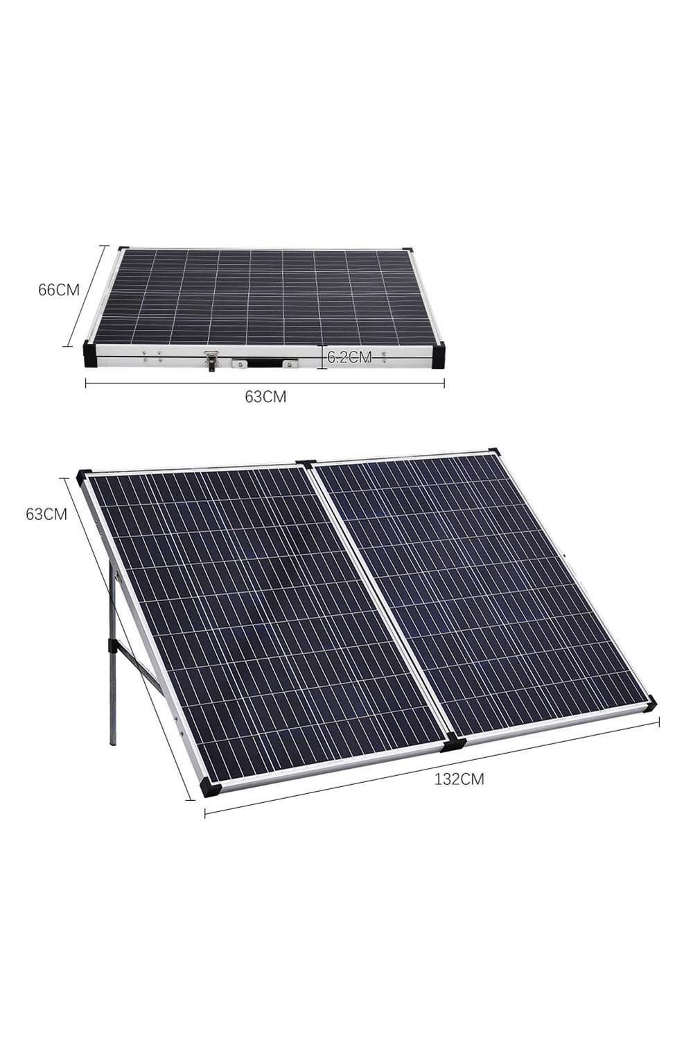 Lighting 120W Portable Folding Solar Panel Kit Living and Home