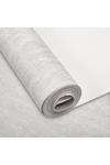 Living and Home 9.5M x 53Cm Plain Grey Non-Woven Embossed Wallpaper Roll thumbnail 6