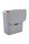 Living and Home 9L Hanging Waste Bin Inner bucket Trash Can With Sliding Lid Kitchen Bathroom thumbnail 3