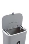 Living and Home 9L Hanging Waste Bin Dustbin Wall-Mounted Trash Can with Lid and Pressure Ring Kitchen Bathroom thumbnail 5
