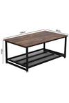 Living and Home 2 Tiers Side End Coffee Table TV Entertainment Unit Stand Living Room Furniture thumbnail 6