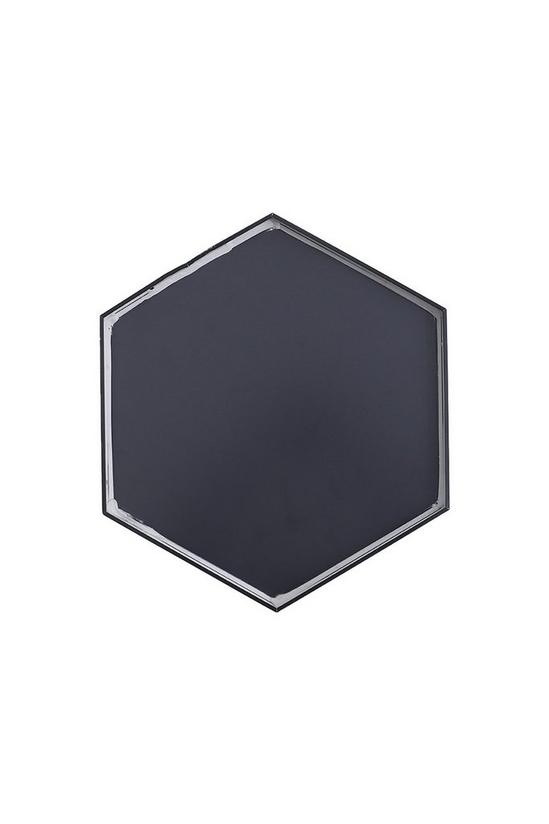 Living and Home Wall Mounted Modern Hexagon Vanity Mirror for Living Room Bathroom 4