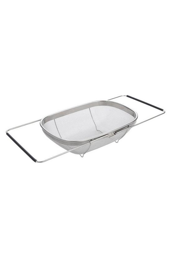 Living and Home Expandable Over the Sink Colander Stainless Steel 5