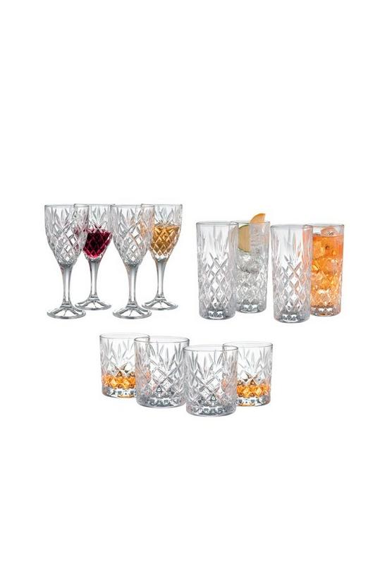 Galway Crystal Renmore (Set of 4) Goblets, Transparent : : Home