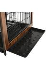 Living and Home Brown Wooden Wire Dog Crate Pet Cage thumbnail 5