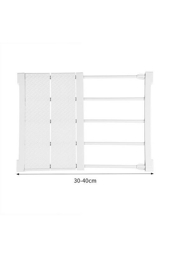 Living and Home Multiuse Scalable Wardrobe Storage Organizer Shelf Extendable Divider Rack 6
