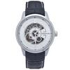 Heritor Automatic Heritor Automatic Davies Semi-Skeleton Leather-Band Watch - Silver/White thumbnail 1
