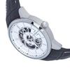 Heritor Automatic Heritor Automatic Davies Semi-Skeleton Leather-Band Watch - Silver/White thumbnail 3