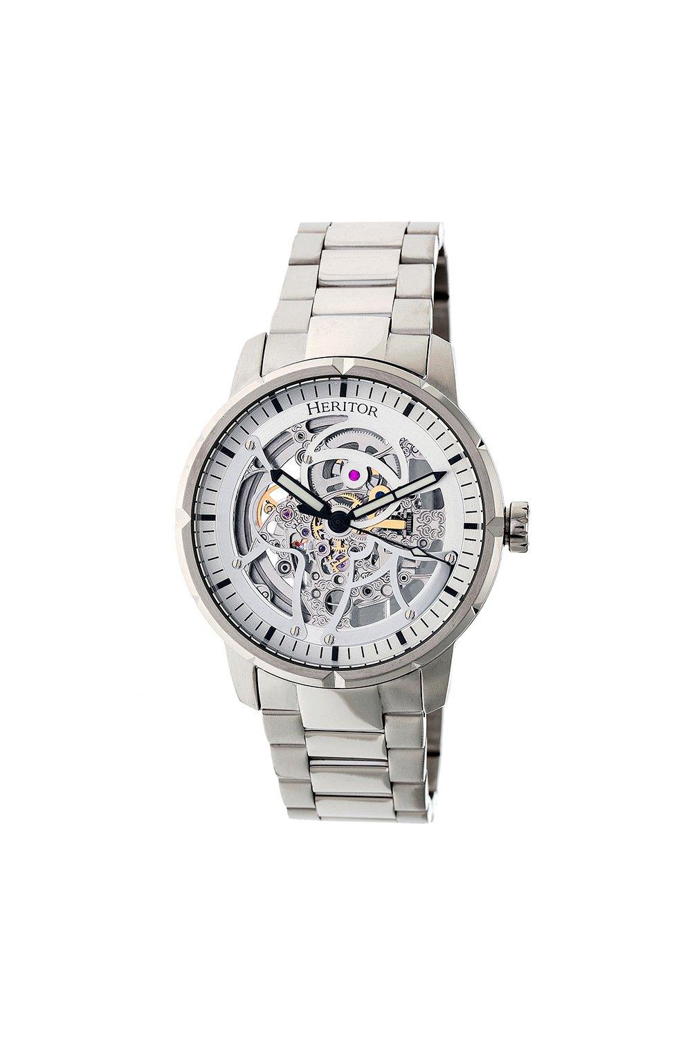 Heritor automatic outlet ryder skeleton watch