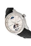Heritor Automatic Gregory Semi-Skeleton Leather-Band Watch thumbnail 3