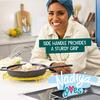 Prestige Nadiya Hussain by Prestige Cast Iron Skillet Frying Pan, Induction, Pouring Lips, Oven Safe, 25 cm thumbnail 4