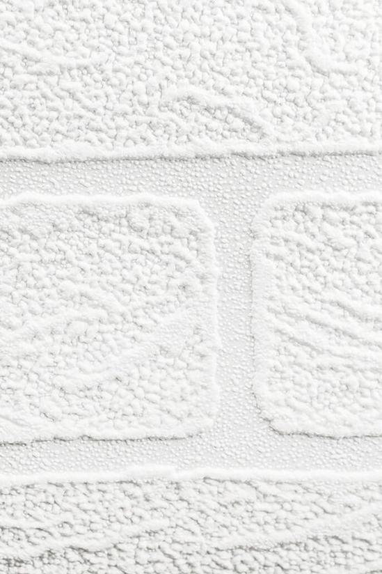 Superfresco Paintable Paintable Brick White Heavy Duty Wallpaper 4