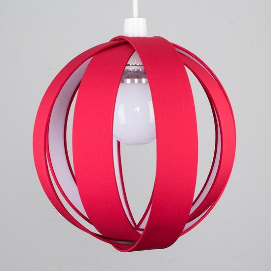 ValueLights J90 Red Ceiling Pendant Shade 2