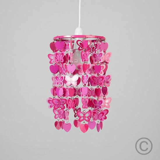ValueLights Pink Ceiling Pendant Droplets Shade 2