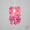 ValueLights Pink Ceiling Pendant Droplets Shade thumbnail 3