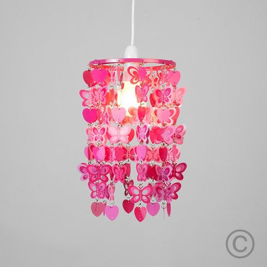 ValueLights Pink Ceiling Pendant Droplets Shade 3