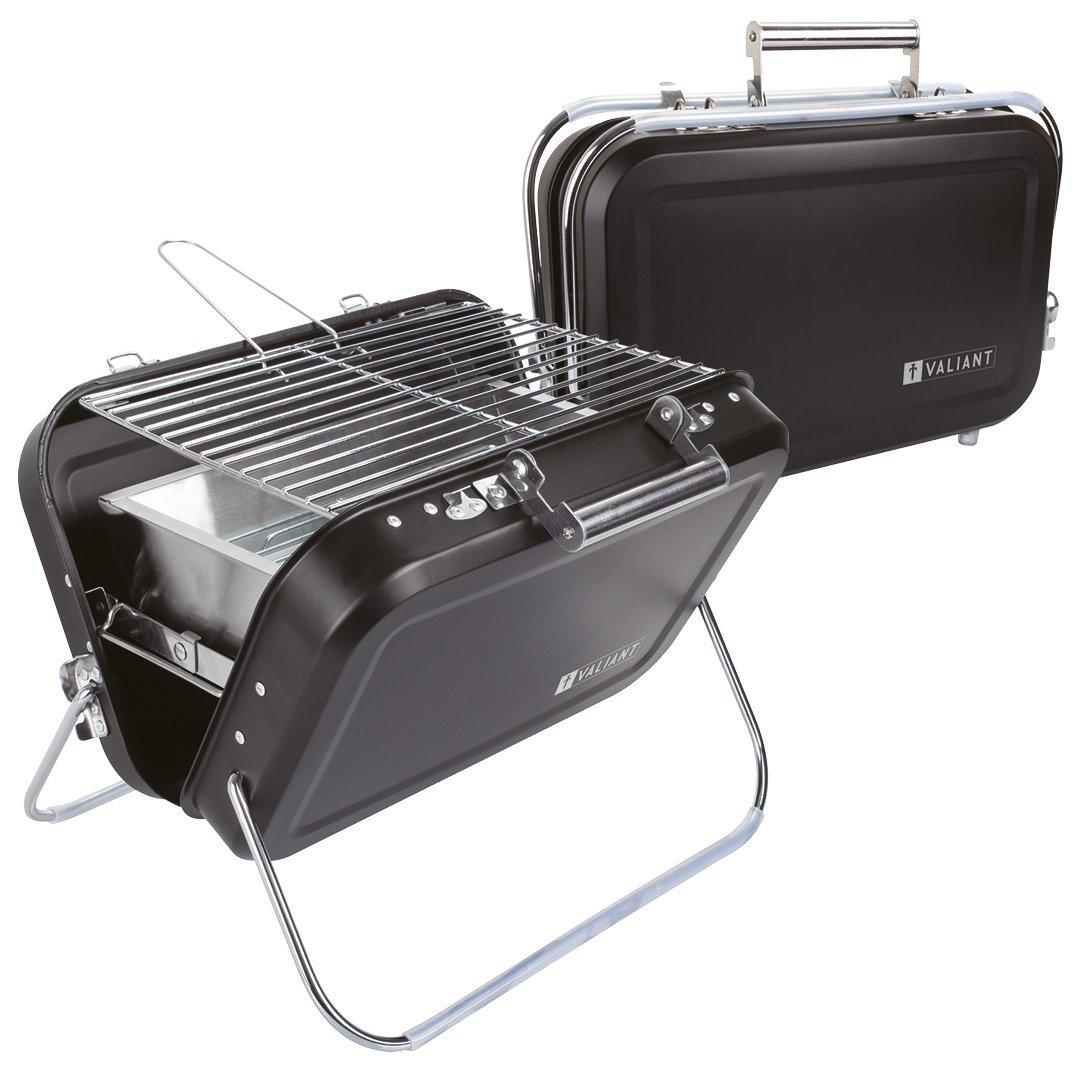 BBQs Portable Picnic and Camping BBQ Black Valiant