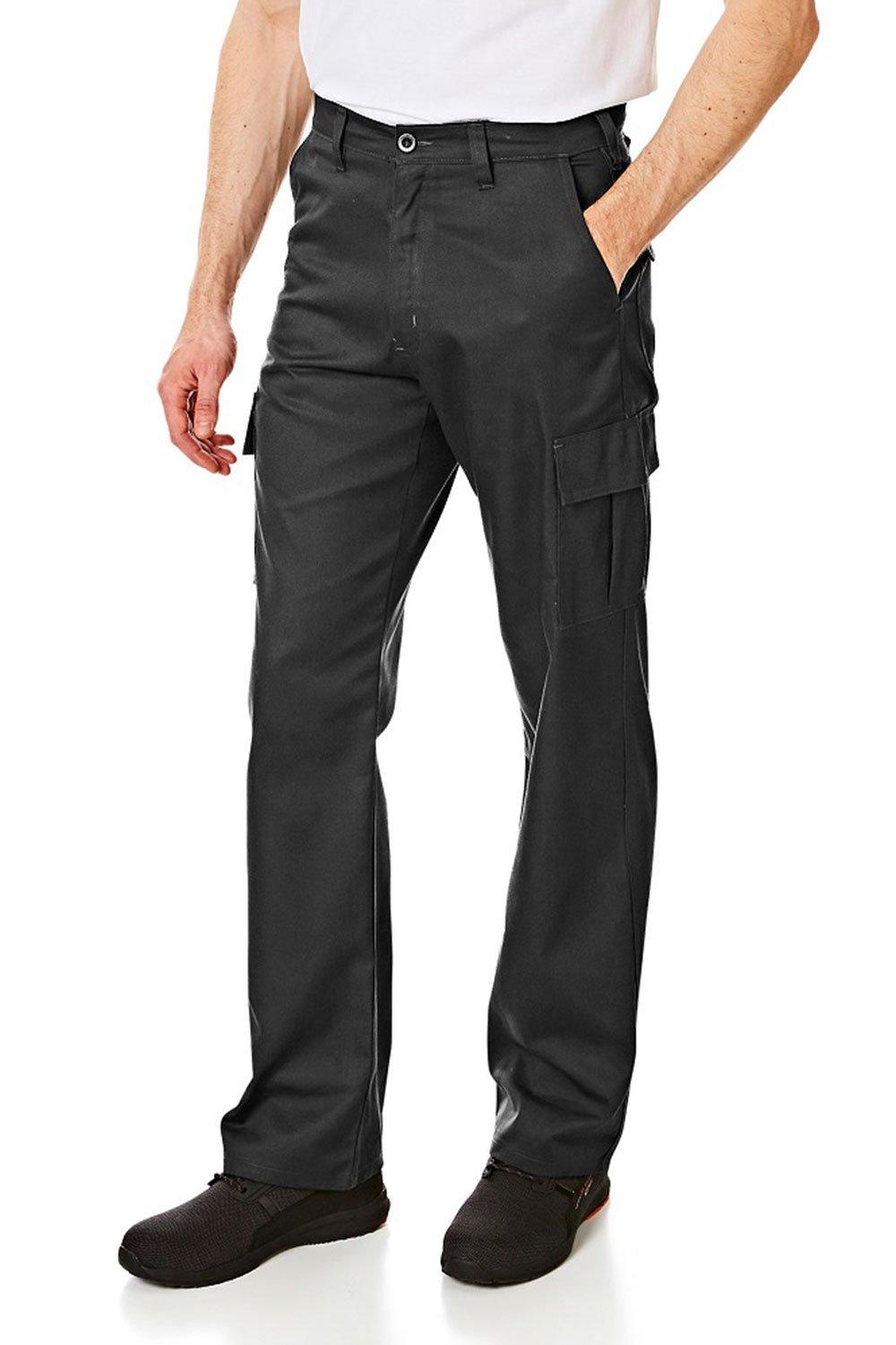 Buy Lee Cooper Relaxed Fit Full Length Cargo Pants with Button Closure |  Splash KSA