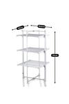 Schallen Mini 3 Tier 24 Heating Bars Foldable Airer Indoor Fast Dry Washing Electric Clothes Dryer Rack with Cover thumbnail 2