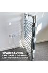 Schallen Mini 3 Tier 24 Heating Bars Foldable Airer Indoor Fast Dry Washing Electric Clothes Dryer Rack with Cover thumbnail 5