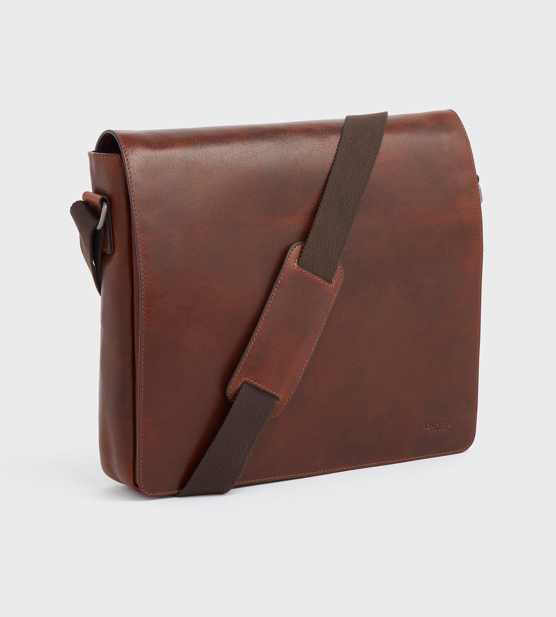 Osprey leather messenger bag new arrivals