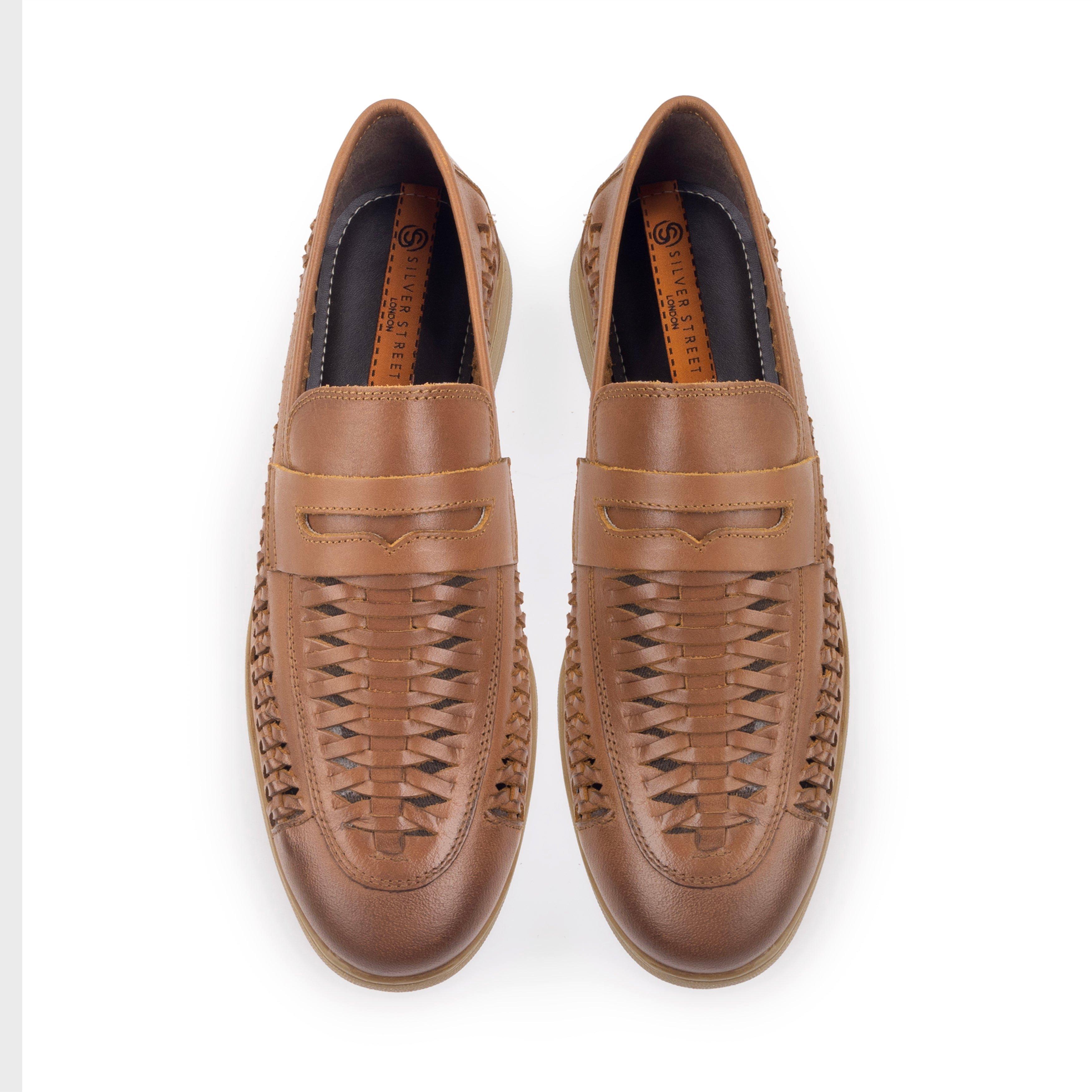 Silver street woven on sale loafers