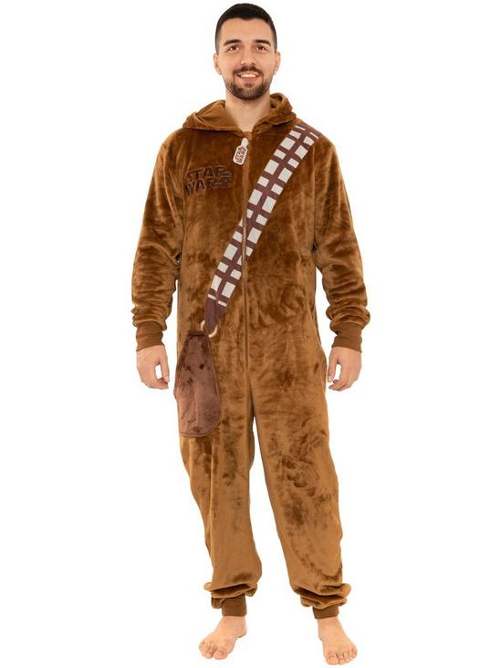 Star Wars Chewbacca Onesie Fleece All In One 1