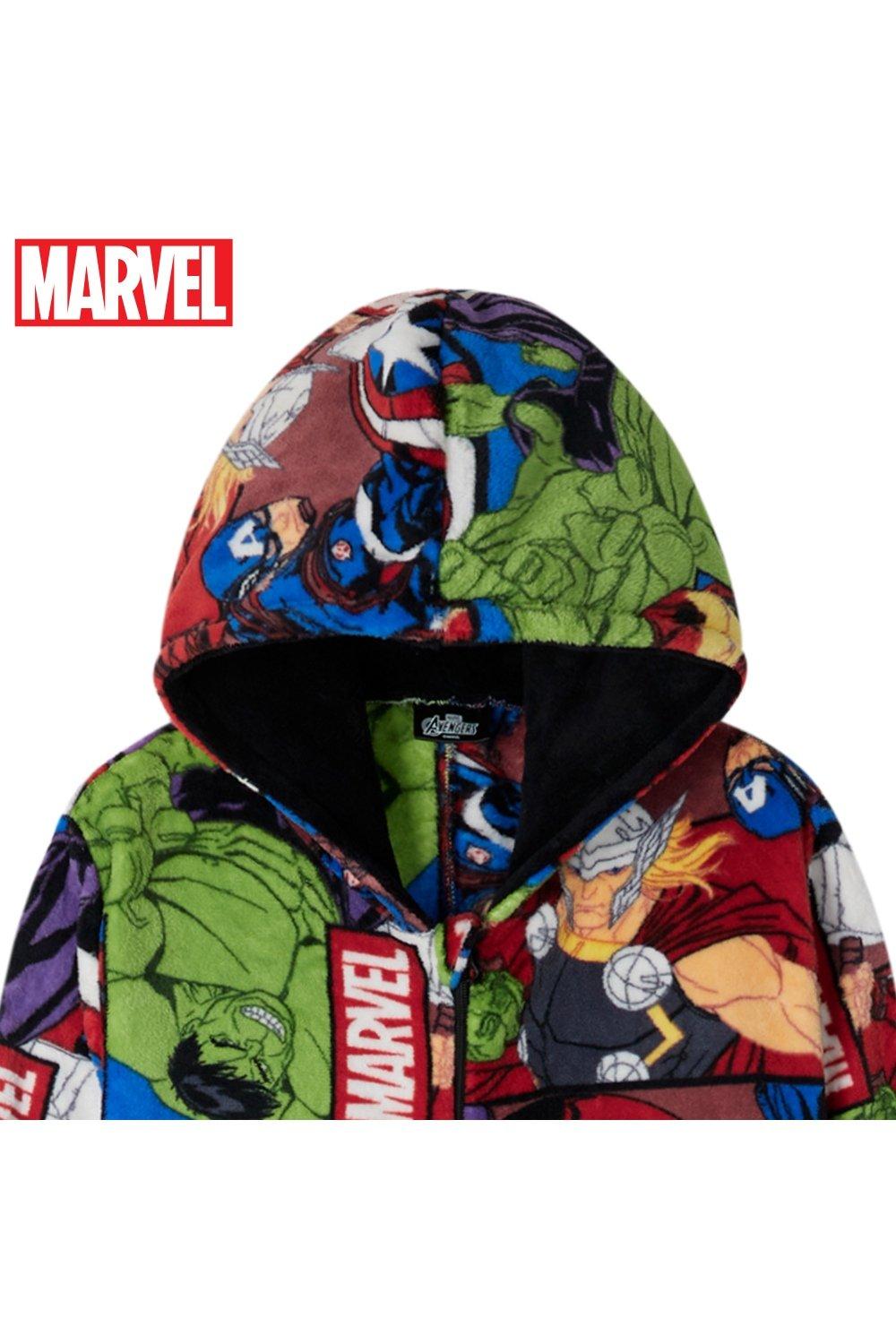 Loungewear Avengers All Over Print Onesie Hooded Marvel