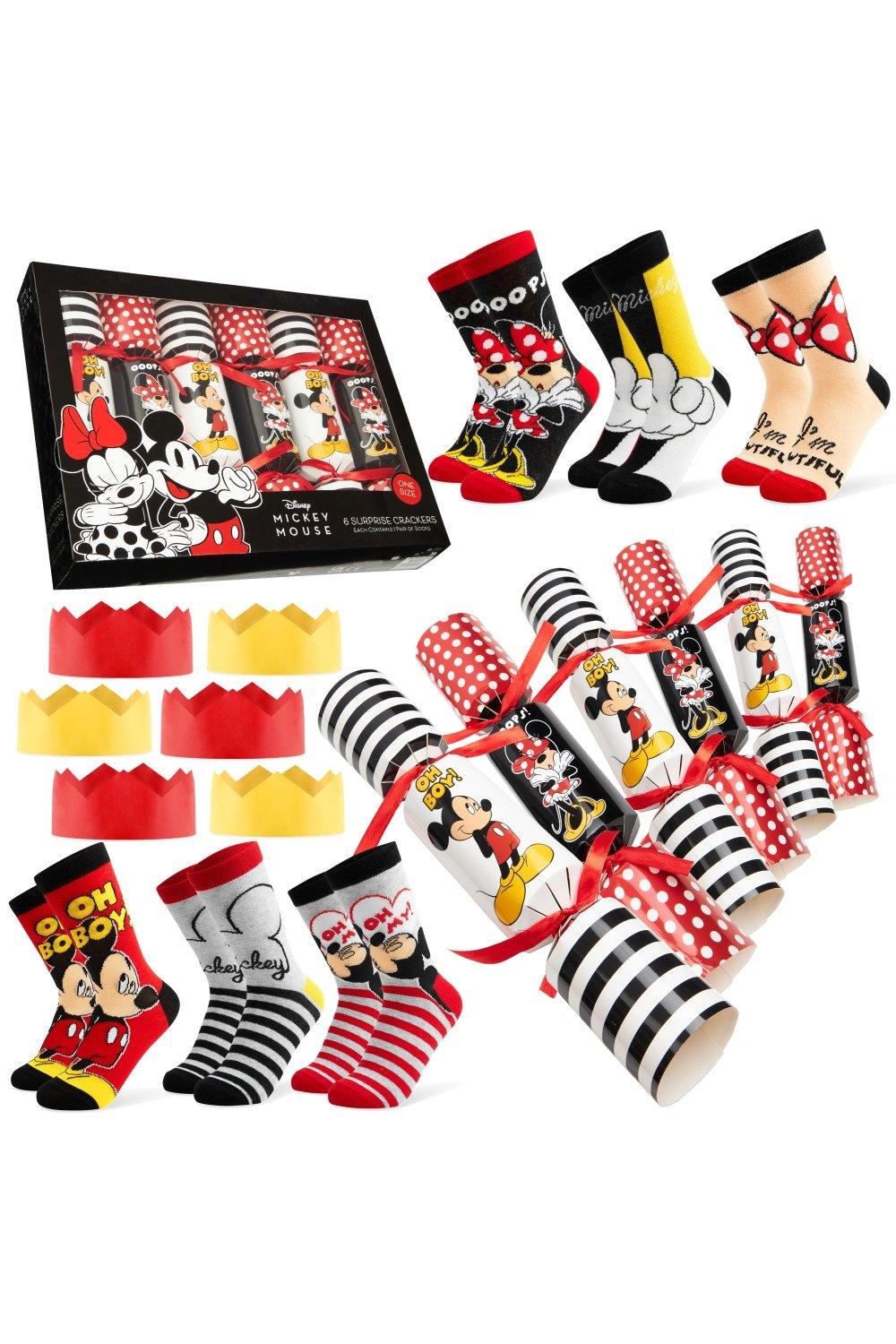 Christmas Crackers | Mickey Minnie Mouse Sock Christmas Crackers | Disney