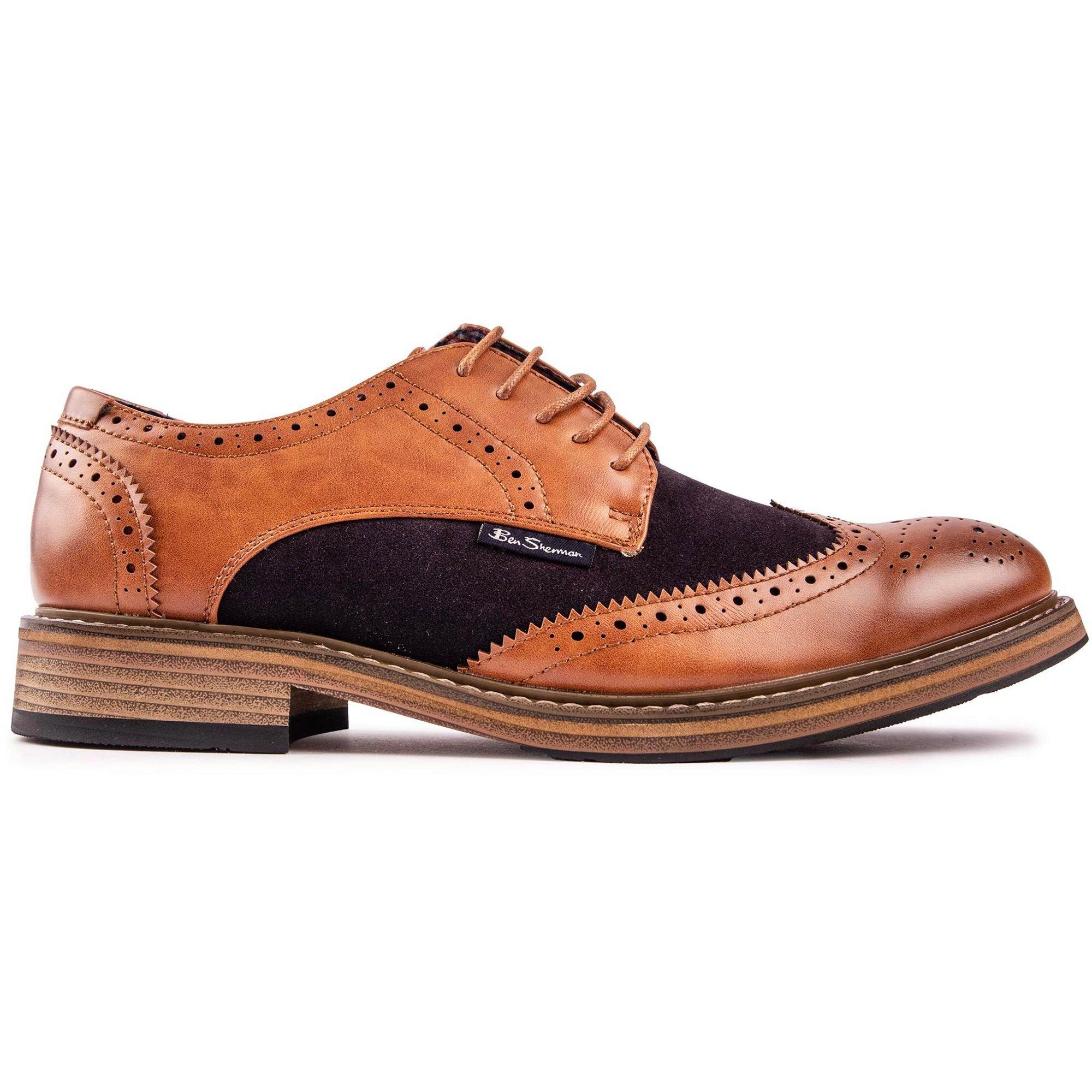 Ben sherman mens triumph formal store brogues black