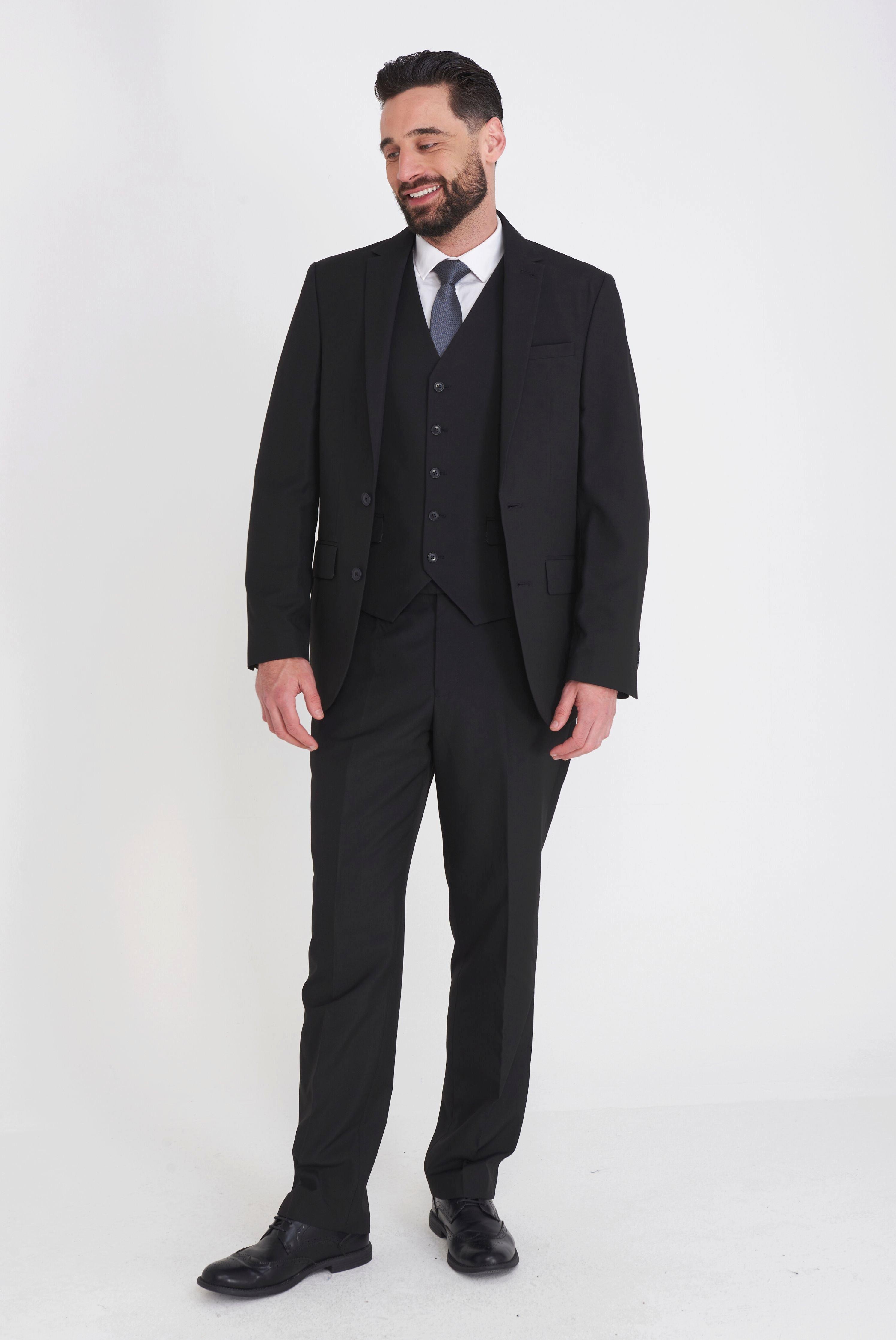 Suits Big Tall 3 Piece Tailored Fit Suit Carter Jones